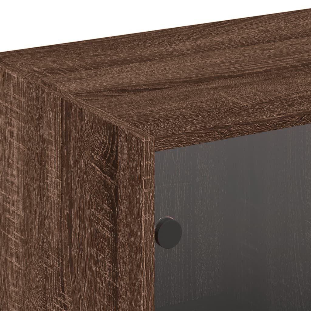 vidaXL Boekenkast Bruin Eiken 204cm - 35% Korting!
