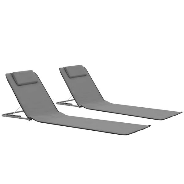 Strandmatten (2 stuks) - Inklapbaar & Comfortabel - 35% Korting!