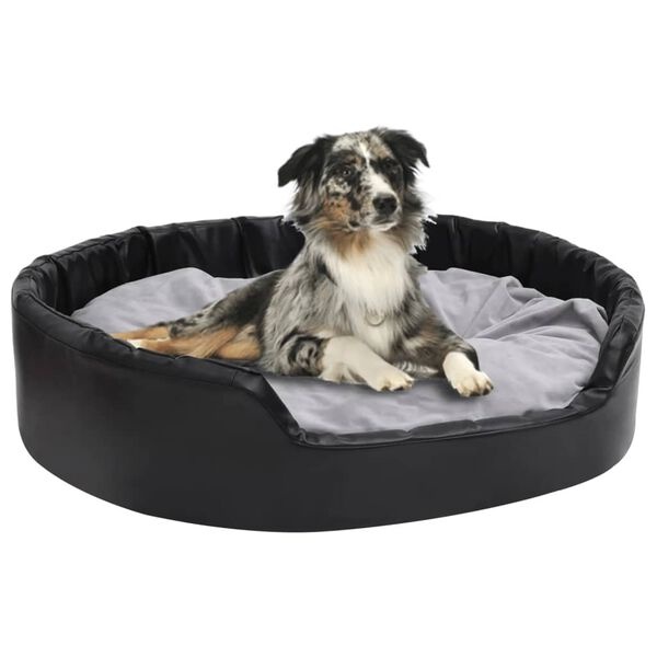 vidaXL Hondenmand 99x89cm Zwart/Grijs -35% Korting!