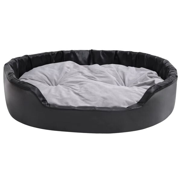 vidaXL Hondenmand 99x89cm Zwart/Grijs -35% Korting!