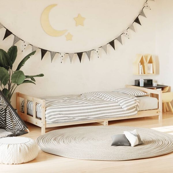Kinderbedframe 90x200 Grenen - Krasje, 35% Korting!