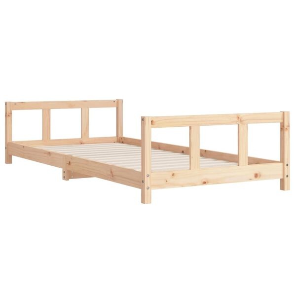 Kinderbedframe 90x200 Grenen - Krasje, 35% Korting!