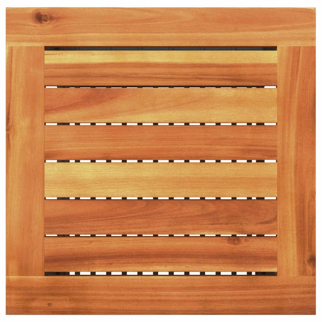 vidaXL Tuintafel Zwart 40x40cm - 35% Korting!