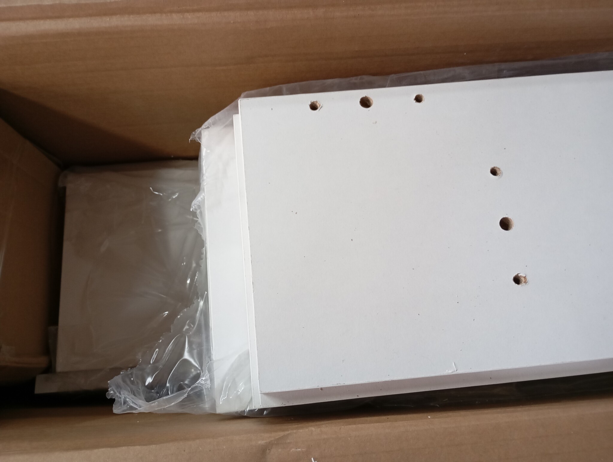 vidaXL LED Hoofdeinde 220cm Wit - 45% Korting! (Gebruikt)