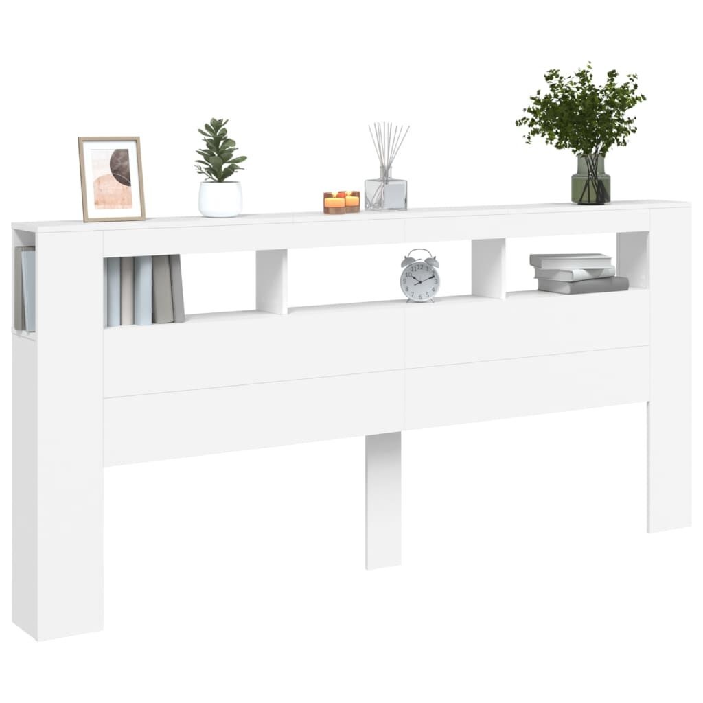 vidaXL LED Hoofdeinde 220cm Wit - 45% Korting! (Gebruikt)
