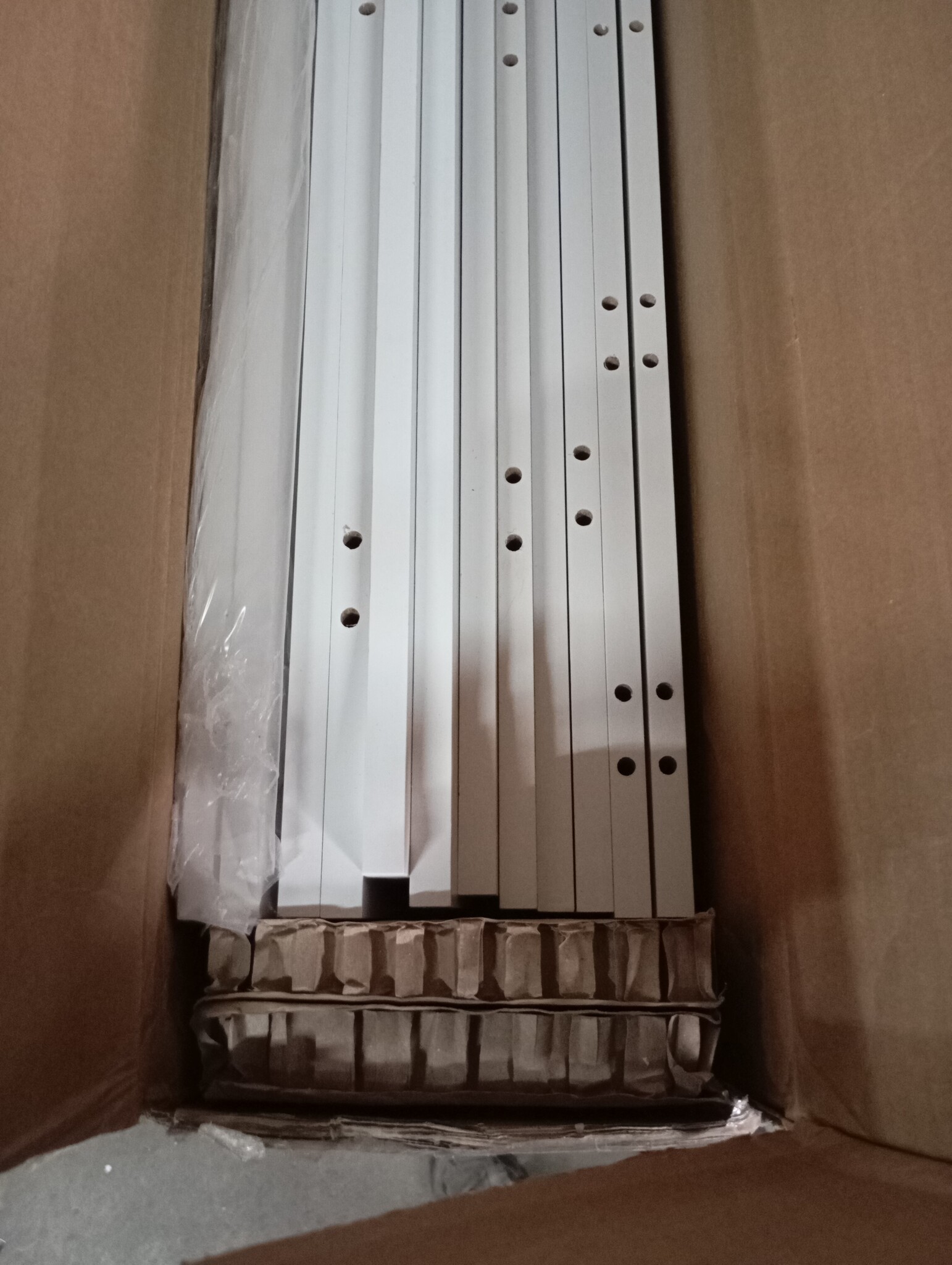 vidaXL LED Hoofdeinde 220cm Wit - Zo Goed Als Nieuw! 45% Korting