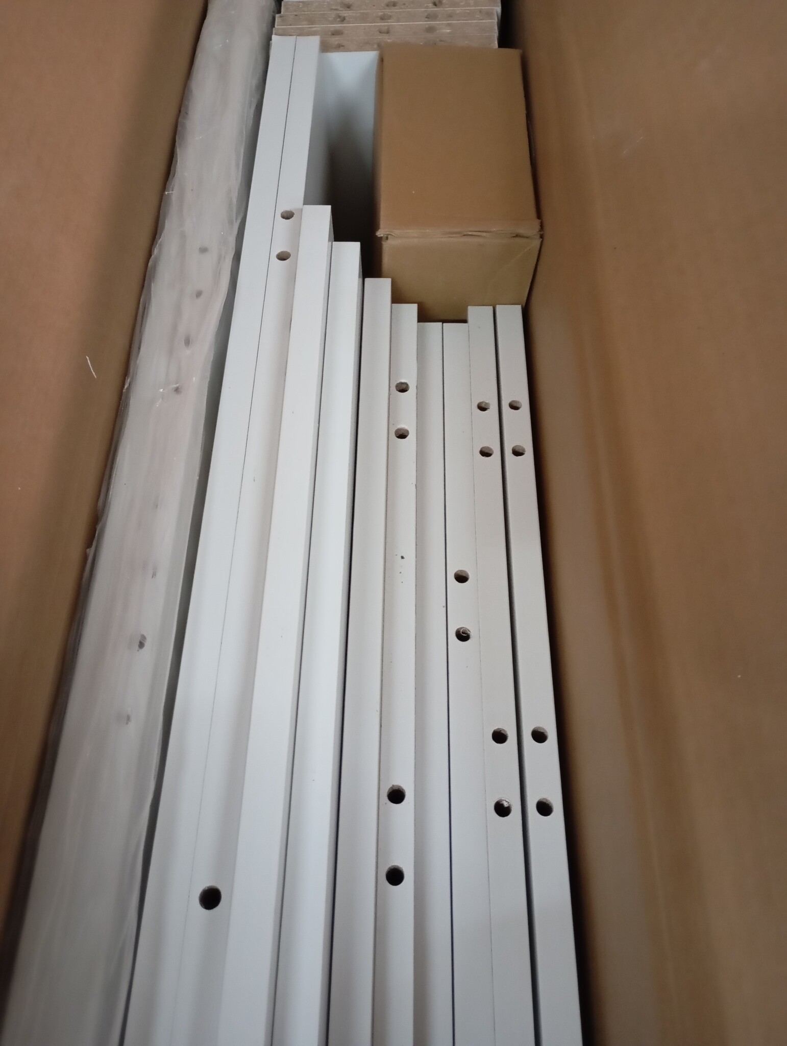 vidaXL LED Hoofdeinde 220cm Wit - Zo Goed Als Nieuw! 45% Korting
