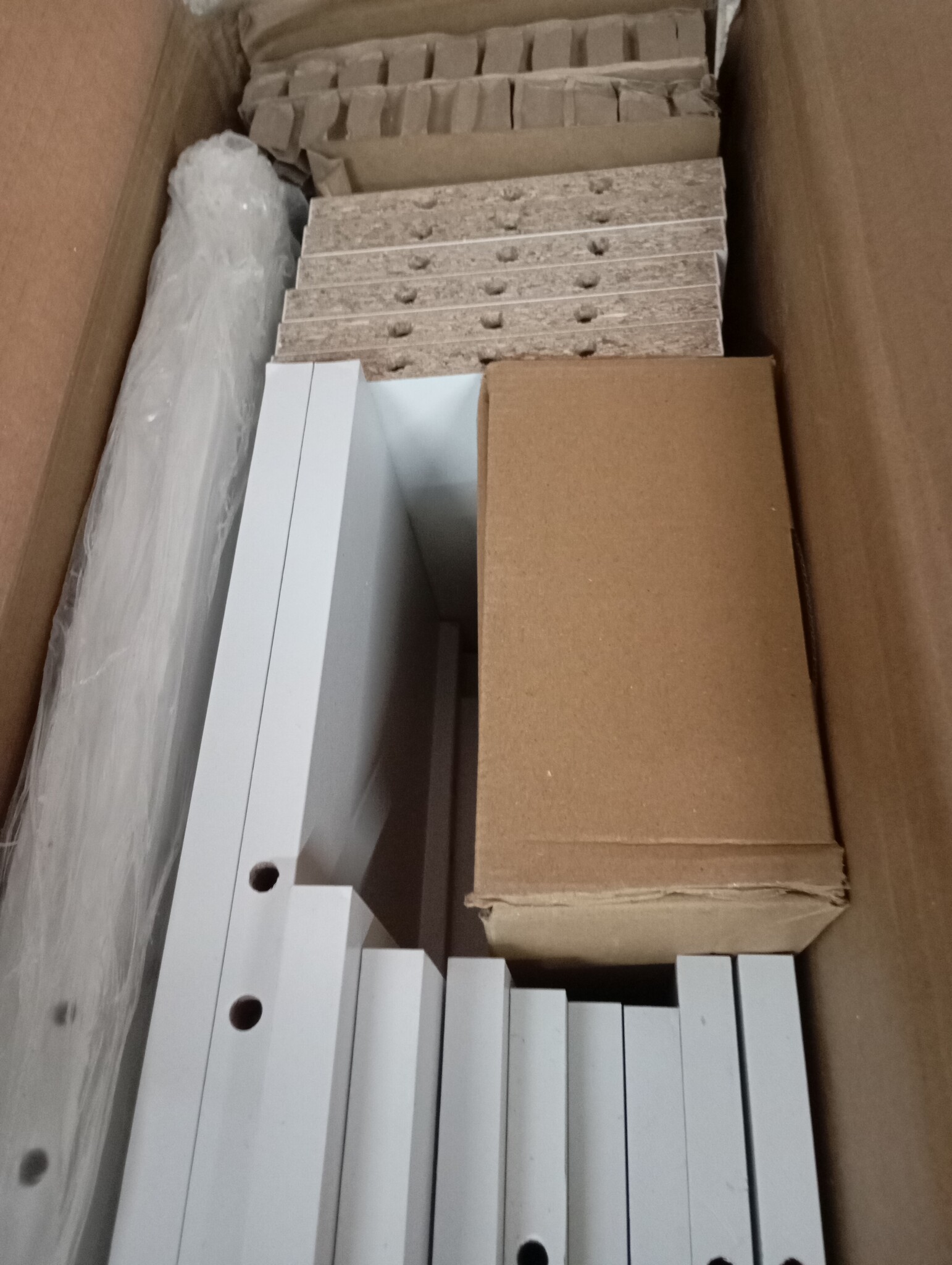 vidaXL LED Hoofdeinde 220cm Wit - Zo Goed Als Nieuw! 45% Korting