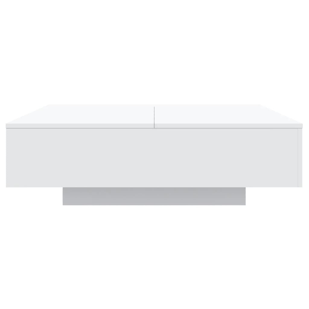 Salontafel Vierkant Wit 100x100 cm - Beschadigd - 50% Korting!