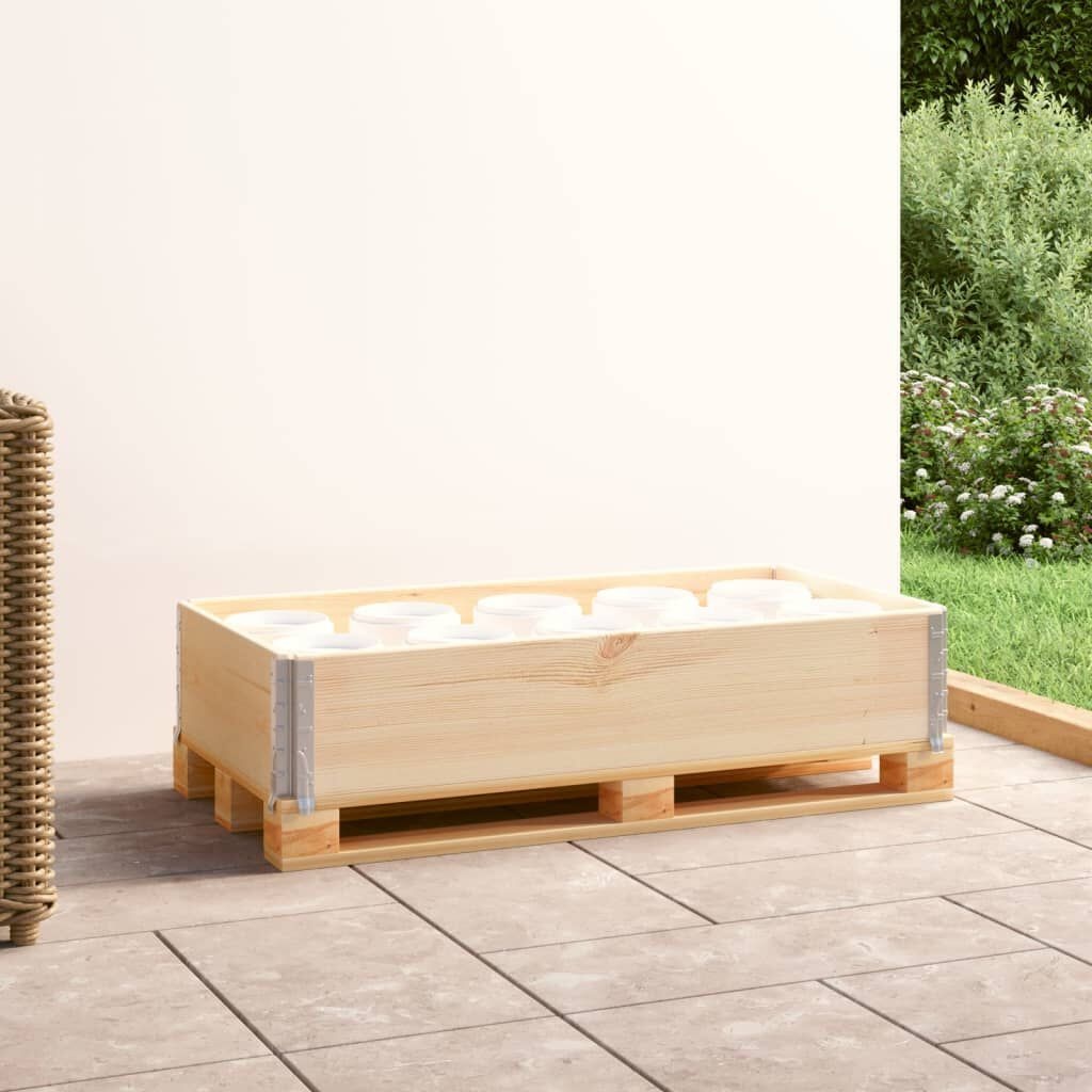 VidaXL Palletopzetrand 50x100cm Grenen -45% Korting!