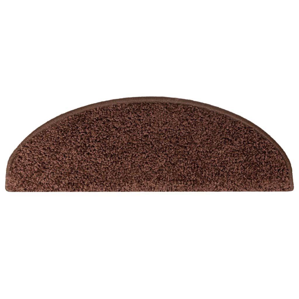 vidaXL Trapmatten Bruin (10 st) - 65x21x4 cm - 35% Korting!