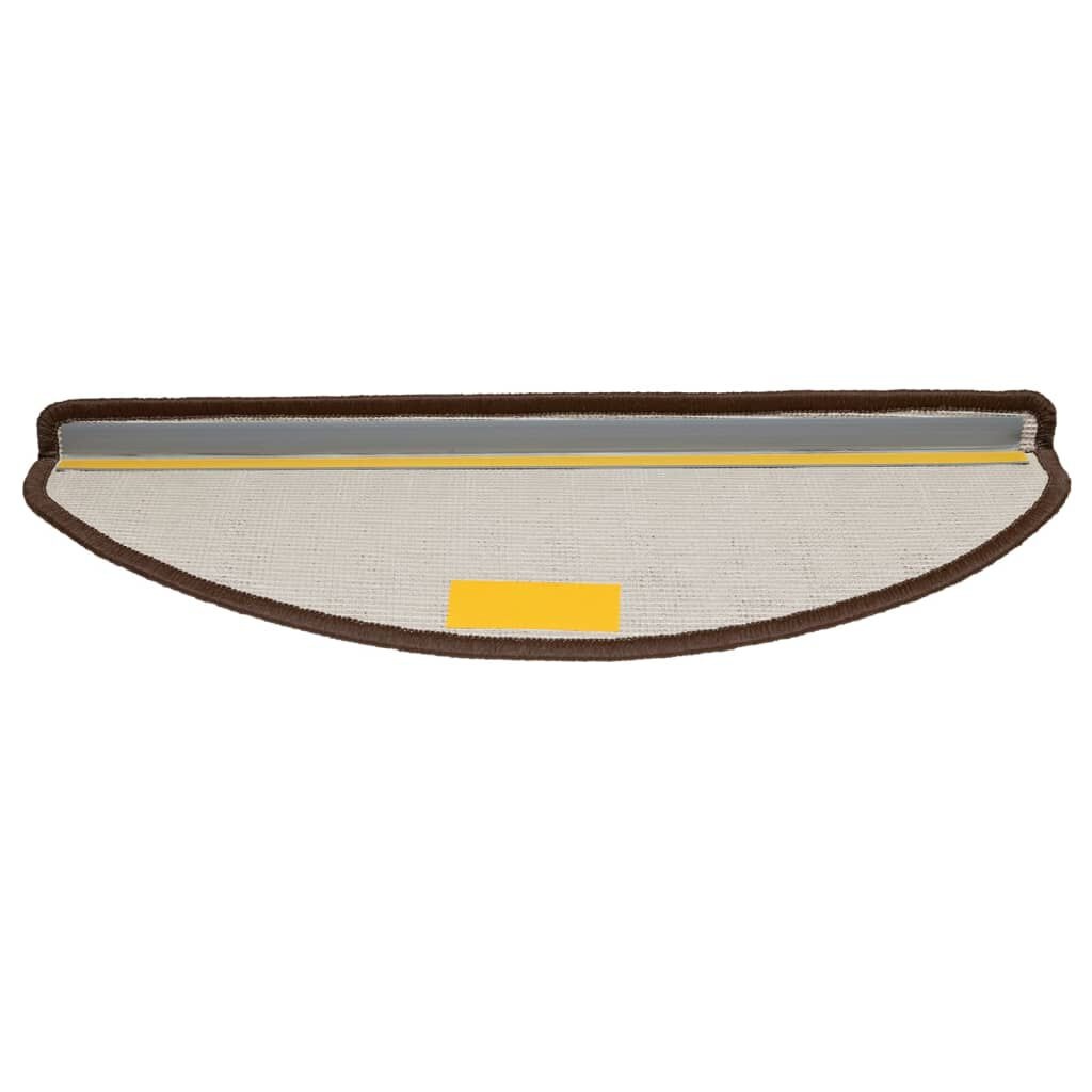 vidaXL Trapmatten Bruin (10 st) - 65x21x4 cm - 35% Korting!