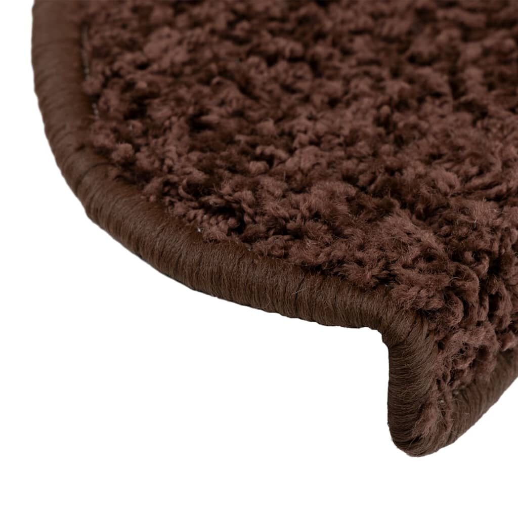 vidaXL Trapmatten Bruin (10 st) - 65x21x4 cm - 35% Korting!