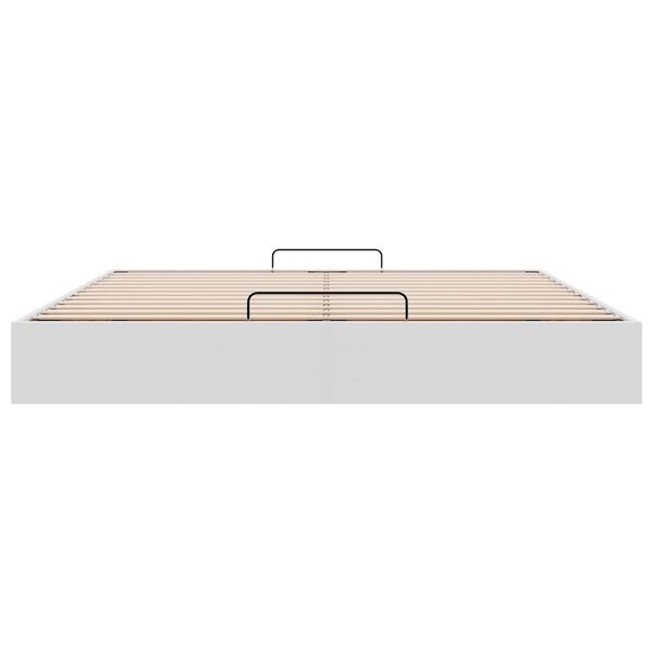 VidaXL Bedframe 160x200 Wit Kunstleer -55%! Vlekje