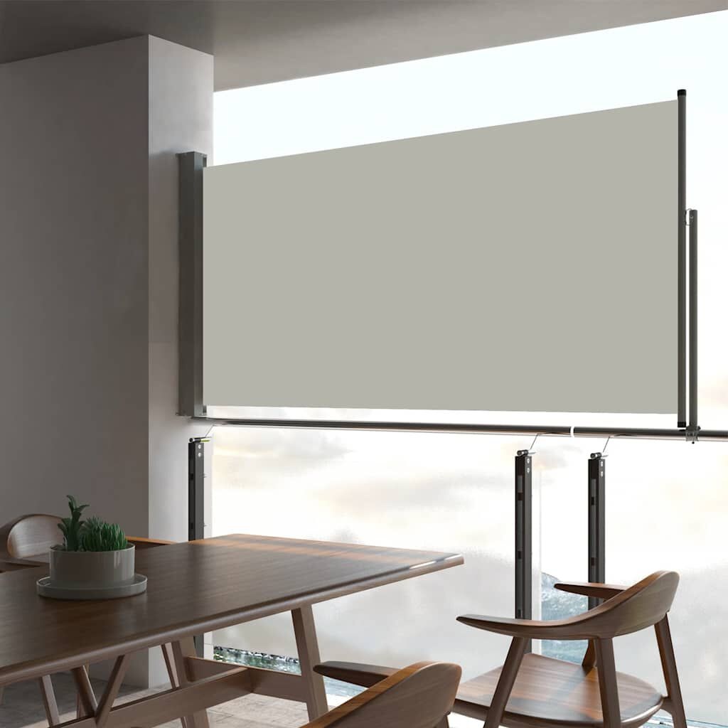Uittrekbaar Tuinscherm Crème 80x300cm - 35% Korting!