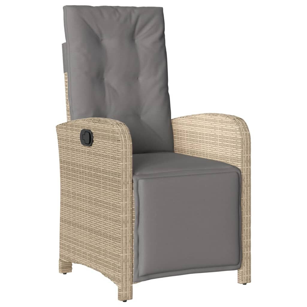 VidaXL Verstelbare Tuinstoel Beige -35% Korting!