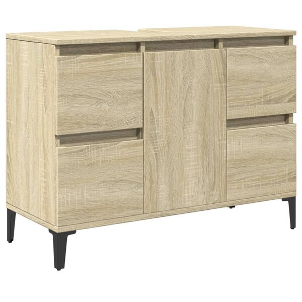 vidaXL Wastafelkast Sonoma Eiken 80cm - 35% Korting!