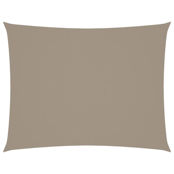 vidaXL Zonnescherm Rechthoek 6x8m Taupe -35% Korting!
