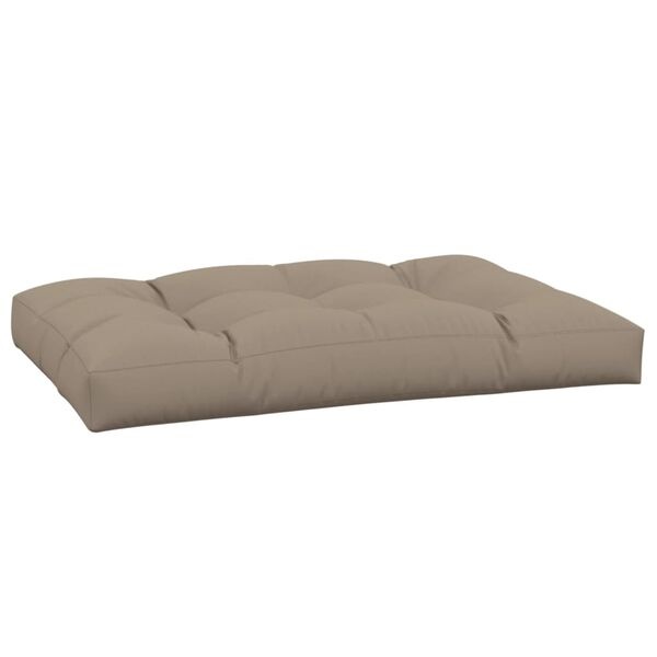 vidaXL Palletkussen Taupe 120x80x12 - 45% Korting!