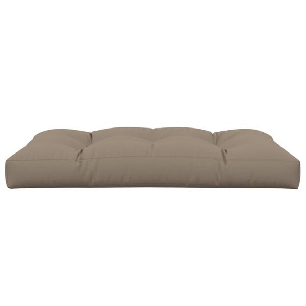 vidaXL Palletkussen Taupe 120x80x12 - 45% Korting!