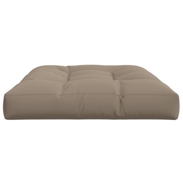 vidaXL Palletkussen Taupe 120x80x12 - 45% Korting!