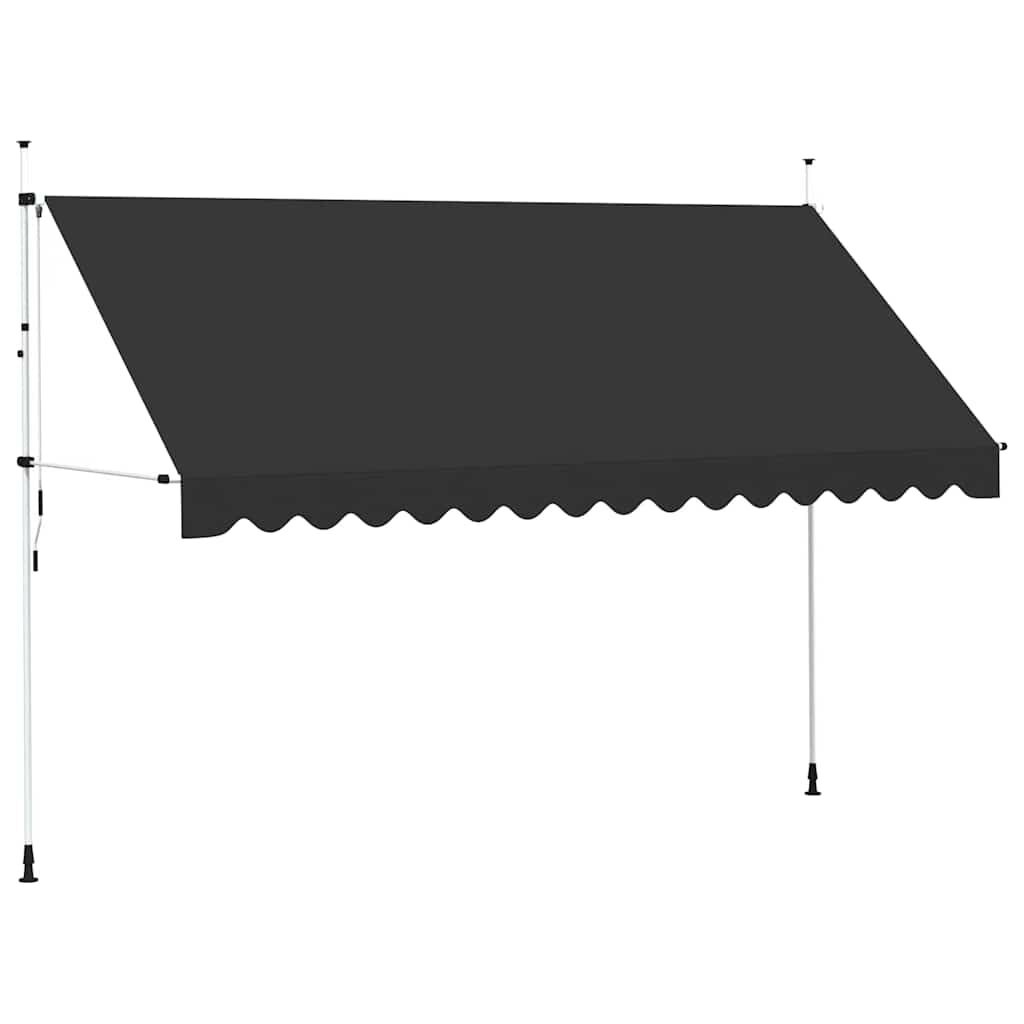 vidaXL Luifel 400cm Antraciet - 35% Korting! Krasje
