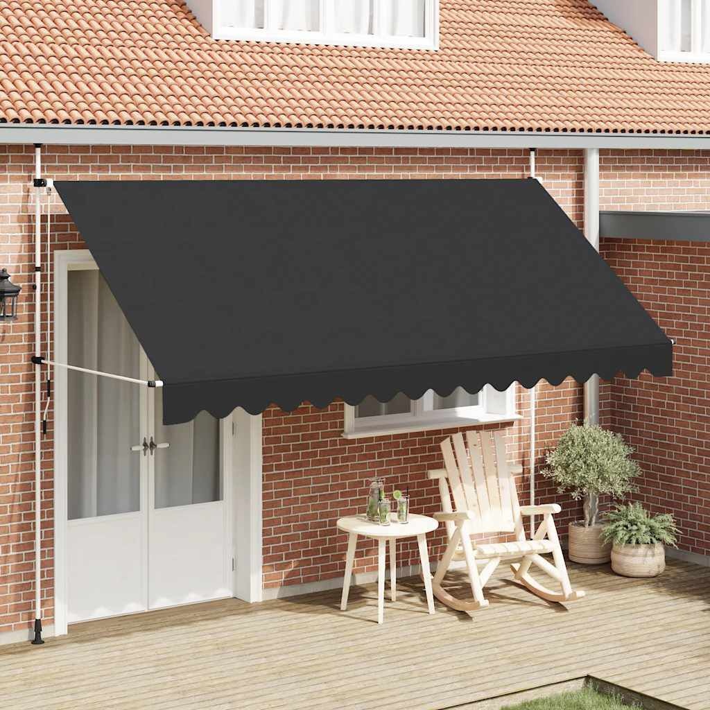 vidaXL Luifel 400cm Antraciet - 35% Korting! Krasje