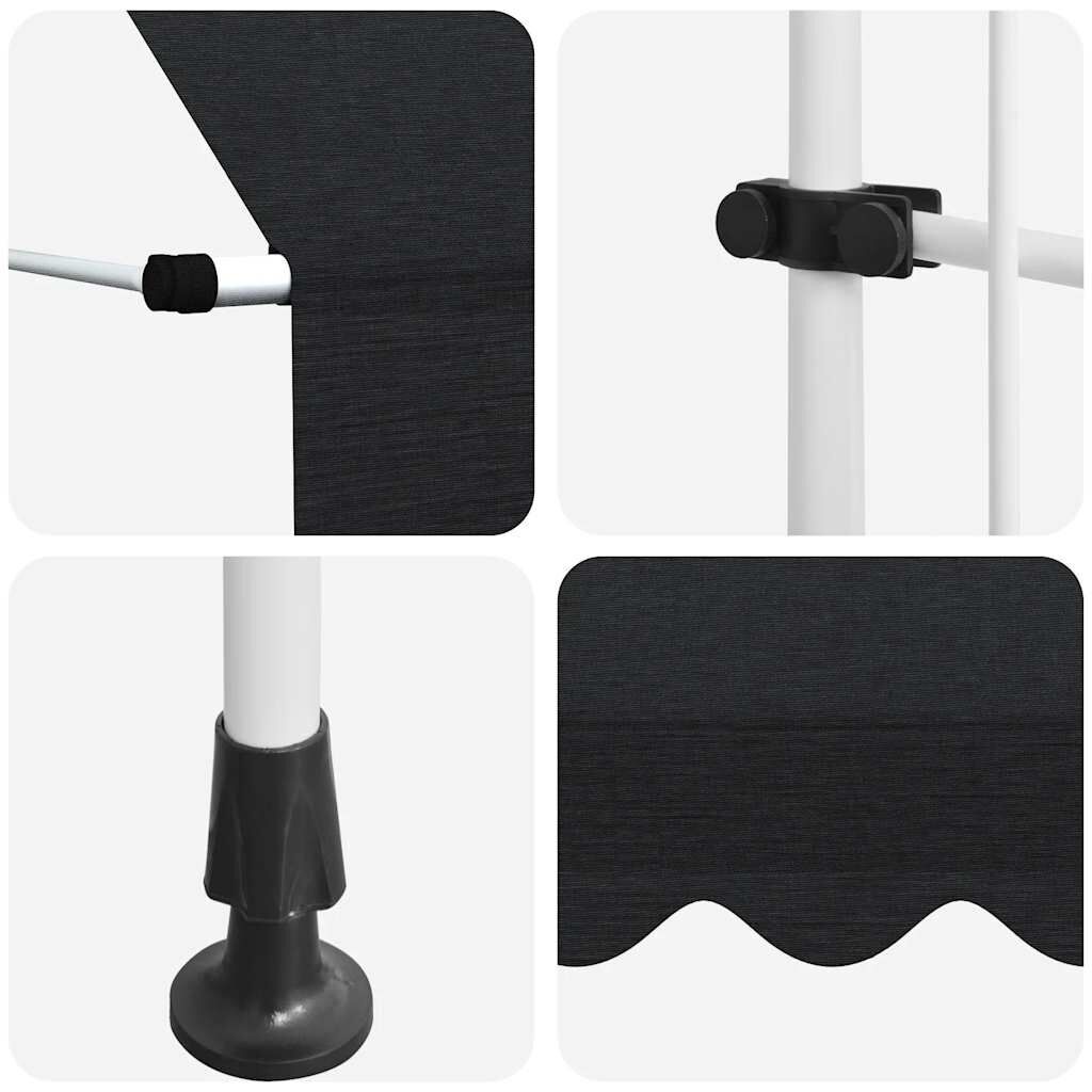 vidaXL Luifel 400cm Antraciet - 35% Korting! Krasje