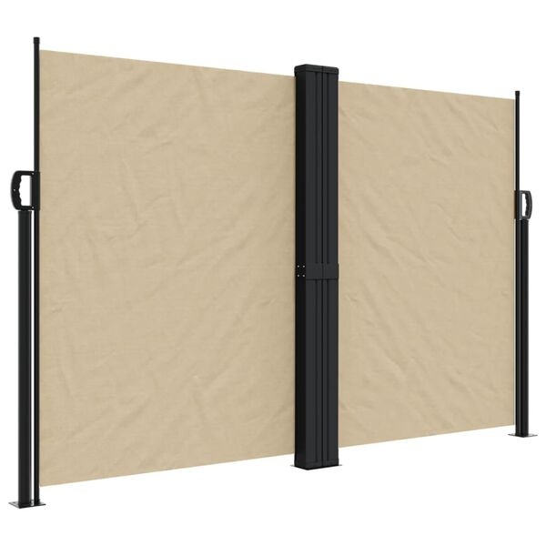 vidaXL Uittrekbaar Windscherm 160x1000cm Beige - 45% Korting!