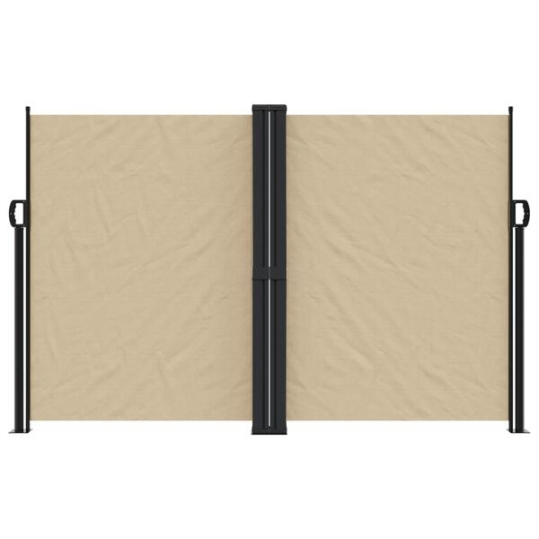 vidaXL Uittrekbaar Windscherm 160x1000cm Beige - 45% Korting!