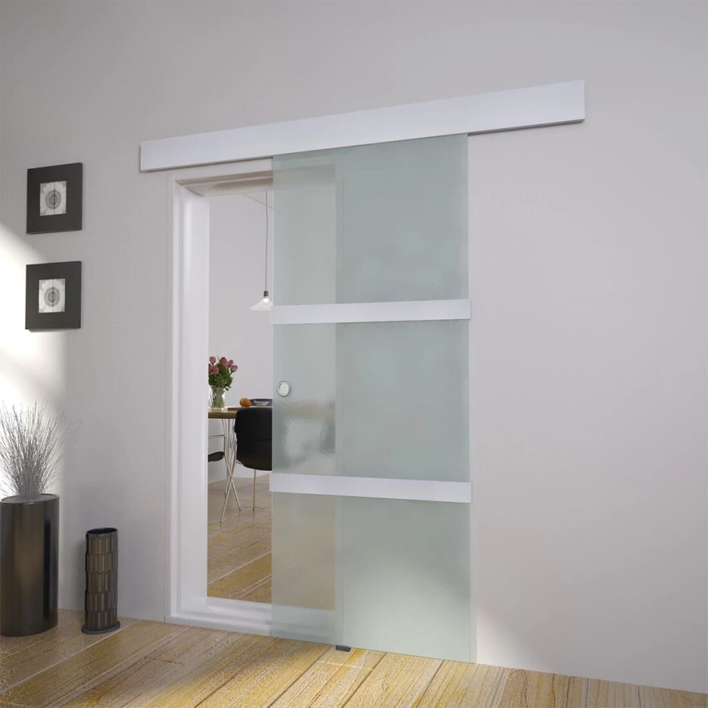 VidaXL Schuifdeur 178cm Zilver - 60% Korting! (Onbruikbaar)