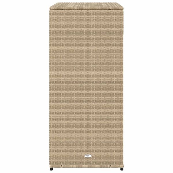 Tuinkast vidaXL Poly Rattan Beige 105cm - 45% Korting!