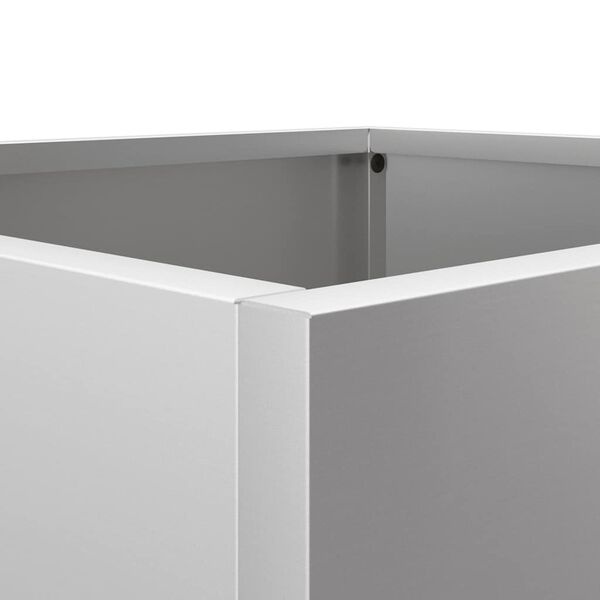vidaXL Plantenbakken (2 st) 42cm Zilver -35% Korting!