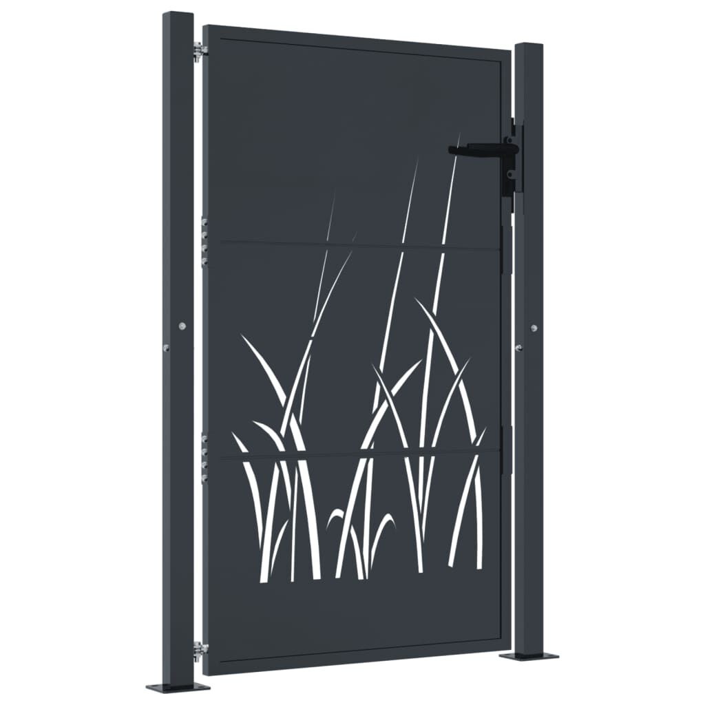 Poort 105x155cm Staal Antraciet - Gras Design - 55% Korting!