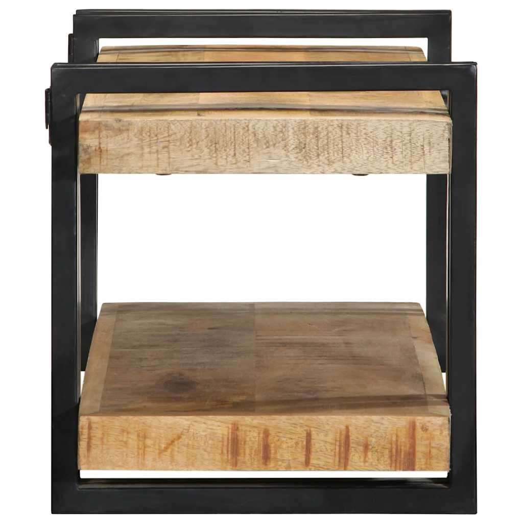 vidaXL Wandschap Mango 70cm - 35% Korting! Ruwe Look