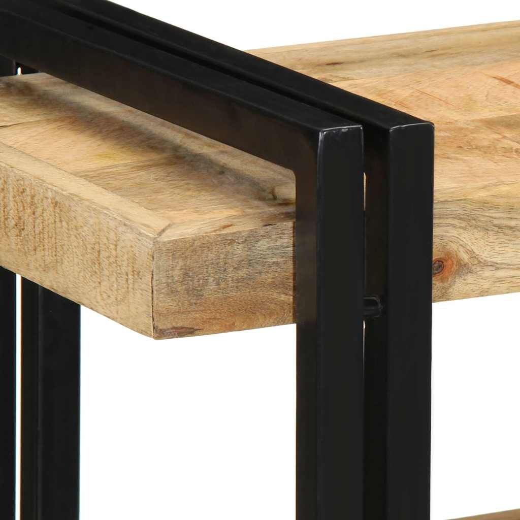 vidaXL Wandschap Mango 70cm - 35% Korting! Ruwe Look
