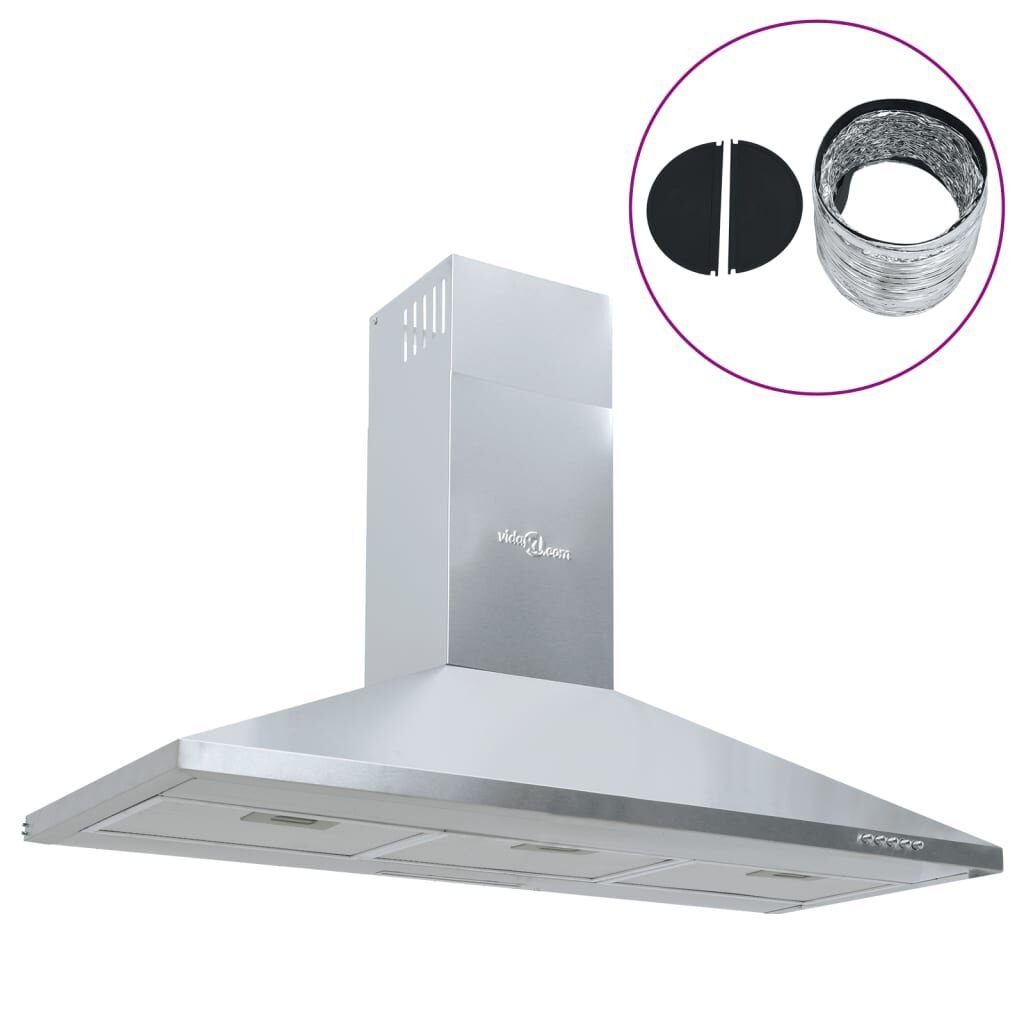 vidaXL Afzuigkap 90cm RVS - 35% Korting! Zo Goed Als Nieuw!