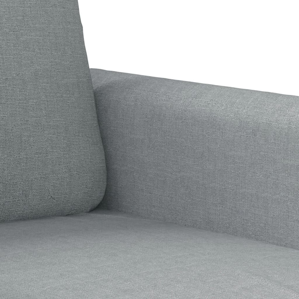 vidaXL Tweezitsbank Lichtgrijs - 140cm - 35% Korting!