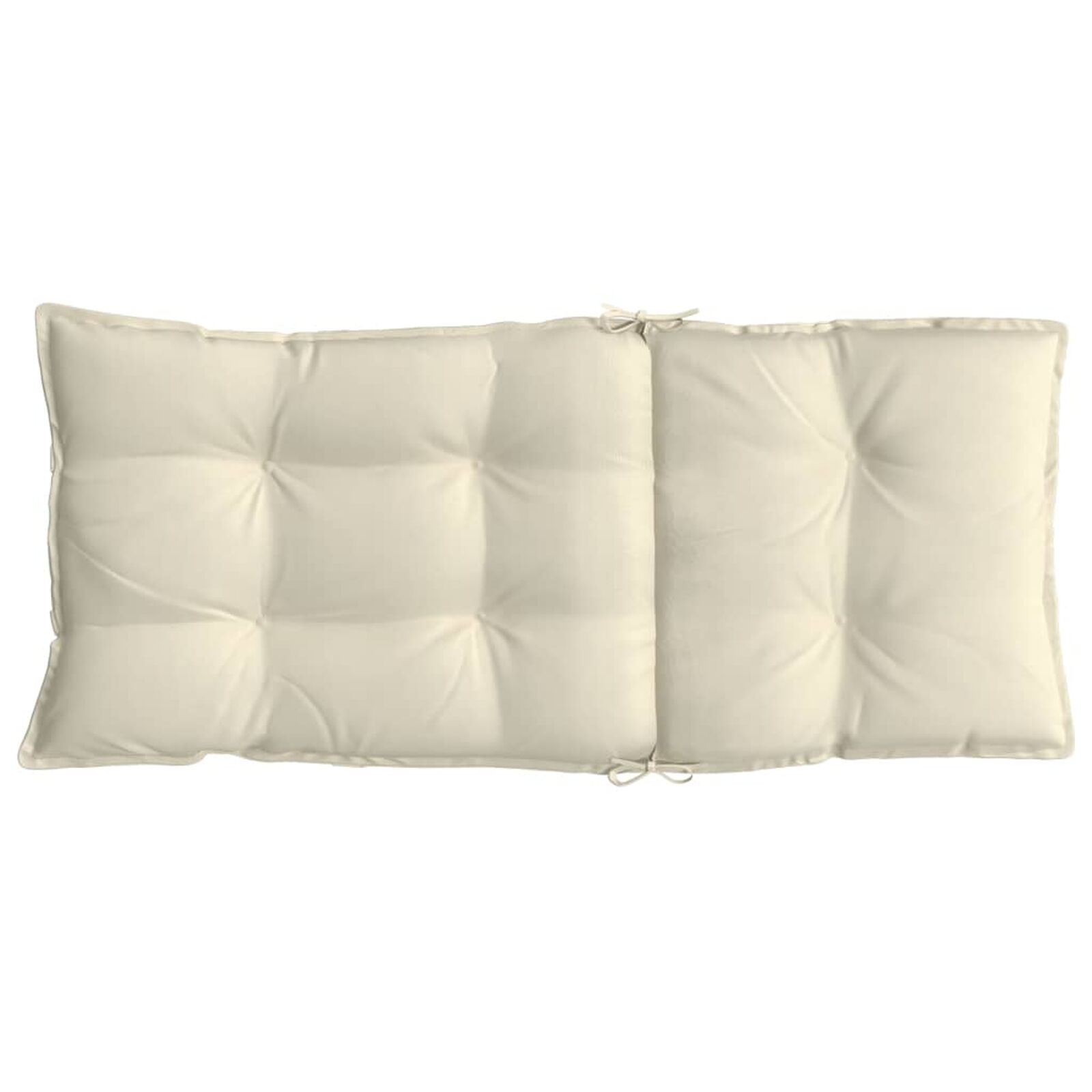 Stoelkussens Hoge Rug Crème - 2 Stuks - 35% Korting!