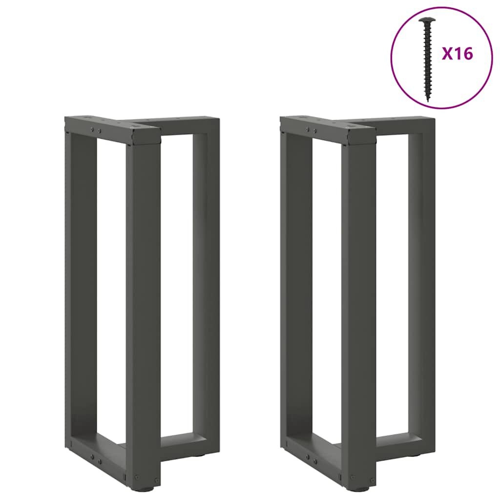vidaXL Bartafelpoten (2 st) antraciet - 35% Korting!