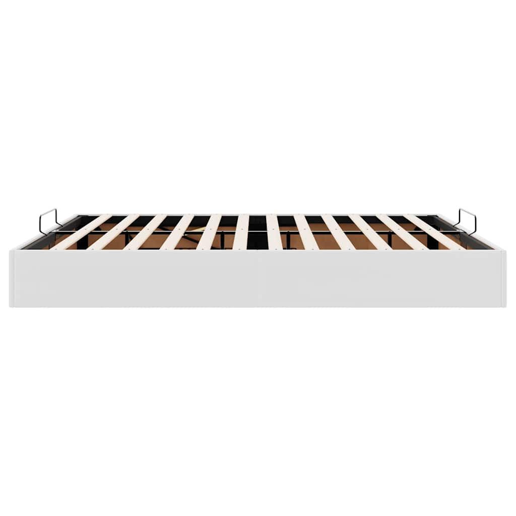 vidaXL Bedframe 160x200 Wit Kunstleer - 60% Korting!