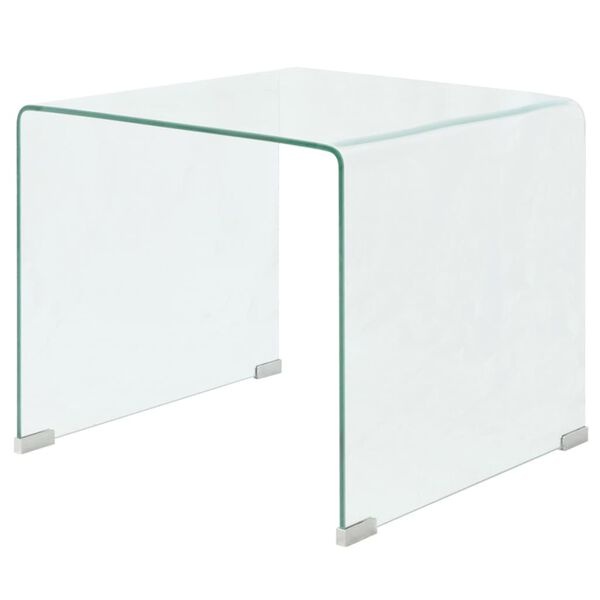 vidaXL Salontafel Glas 49,5x50x45cm -35%!