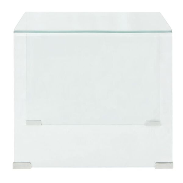 vidaXL Salontafel Glas 49,5x50x45cm -35%!