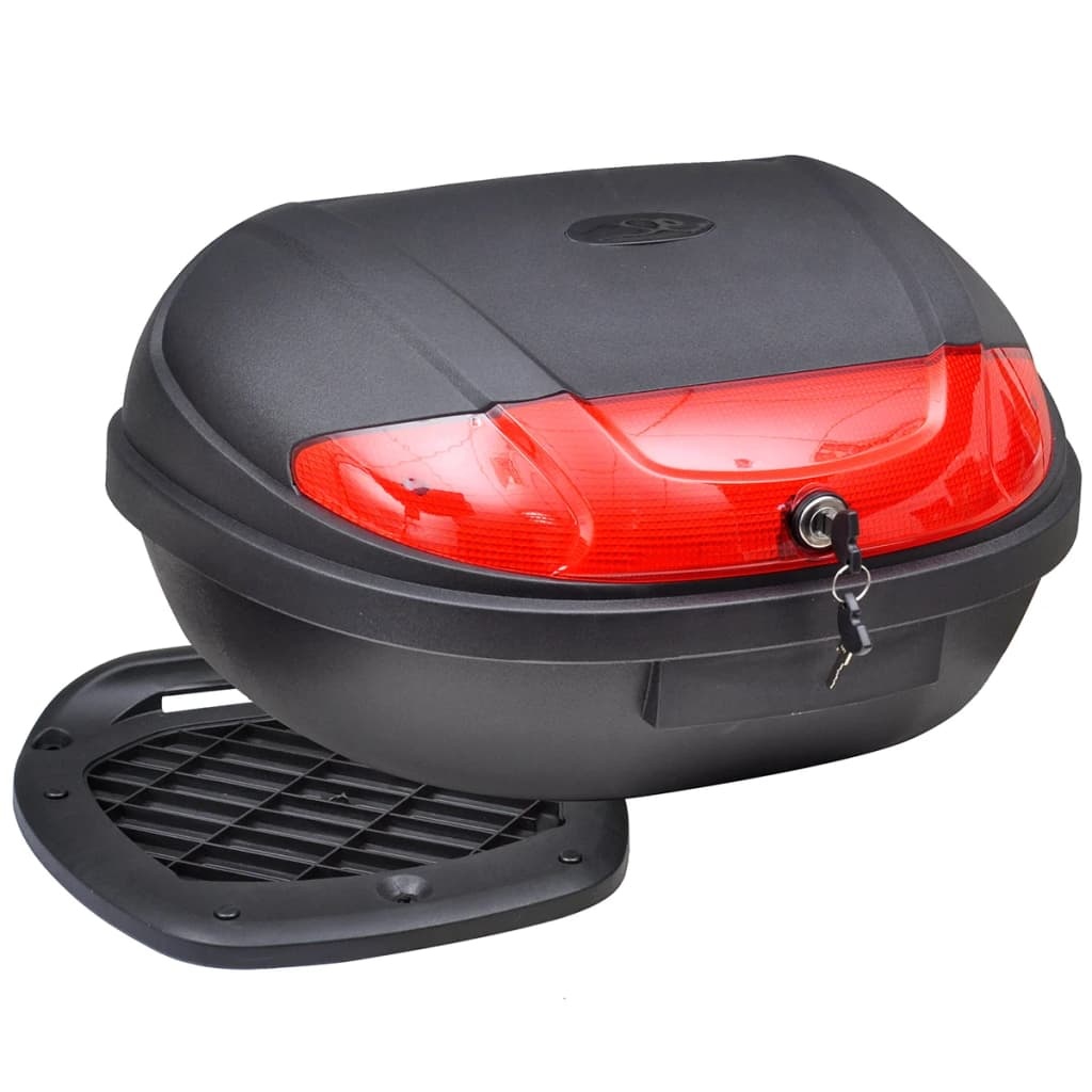 VidaXL Motor Topkoffer 72L (2 Helmen) - Zwart - 35% Korting!