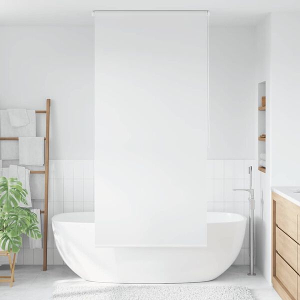 VidaXL Rolgordijn Douche 120x240cm Wit - 35% Korting!
