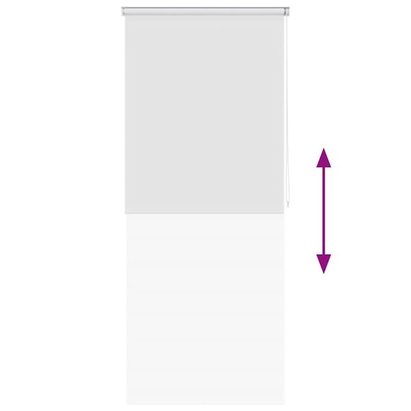 VidaXL Rolgordijn Douche 120x240cm Wit - 35% Korting!