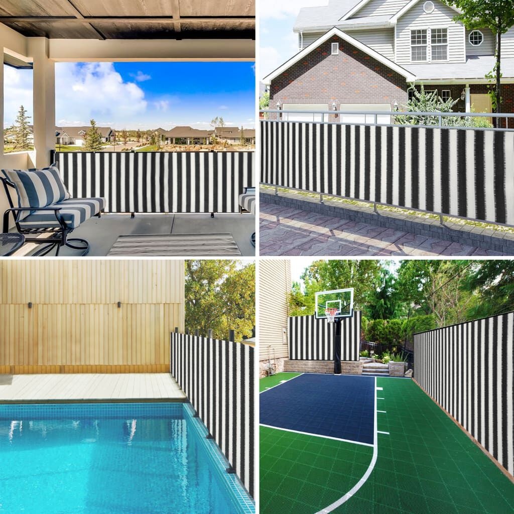 vidaXL Privacynet 1.8x50m Antraciet/Wit - 35% Korting!