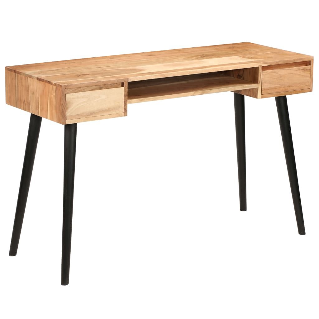 Acaciahouten Schrijftafel 118cm - 55% Korting! Uniek!