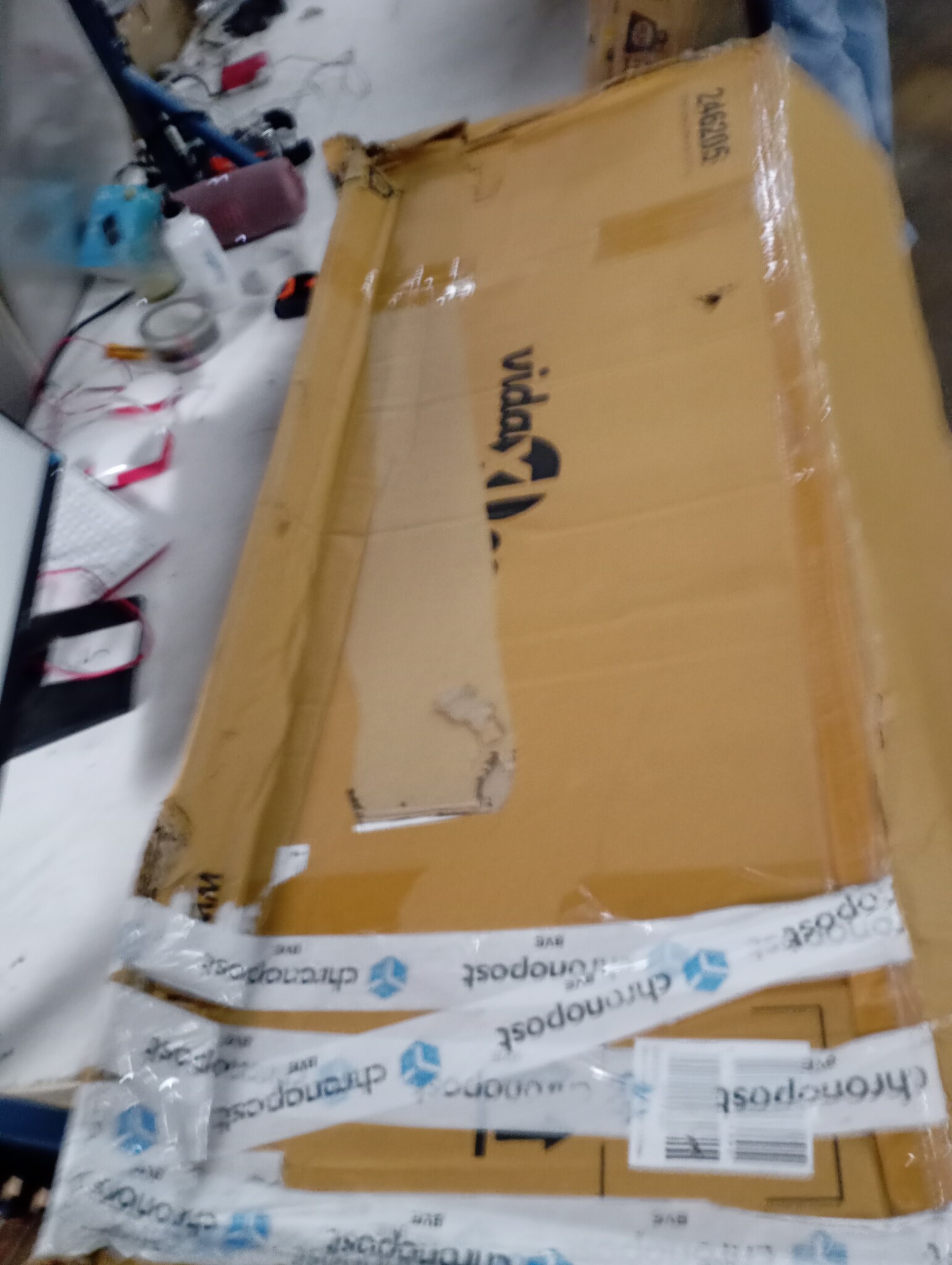 Acaciahouten Schrijftafel 118cm - 55% Korting! Uniek!