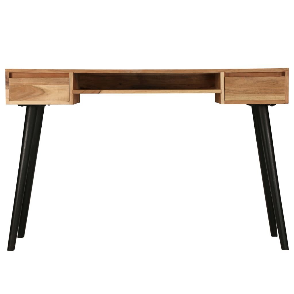 Acaciahouten Schrijftafel 118cm - 55% Korting! Uniek!